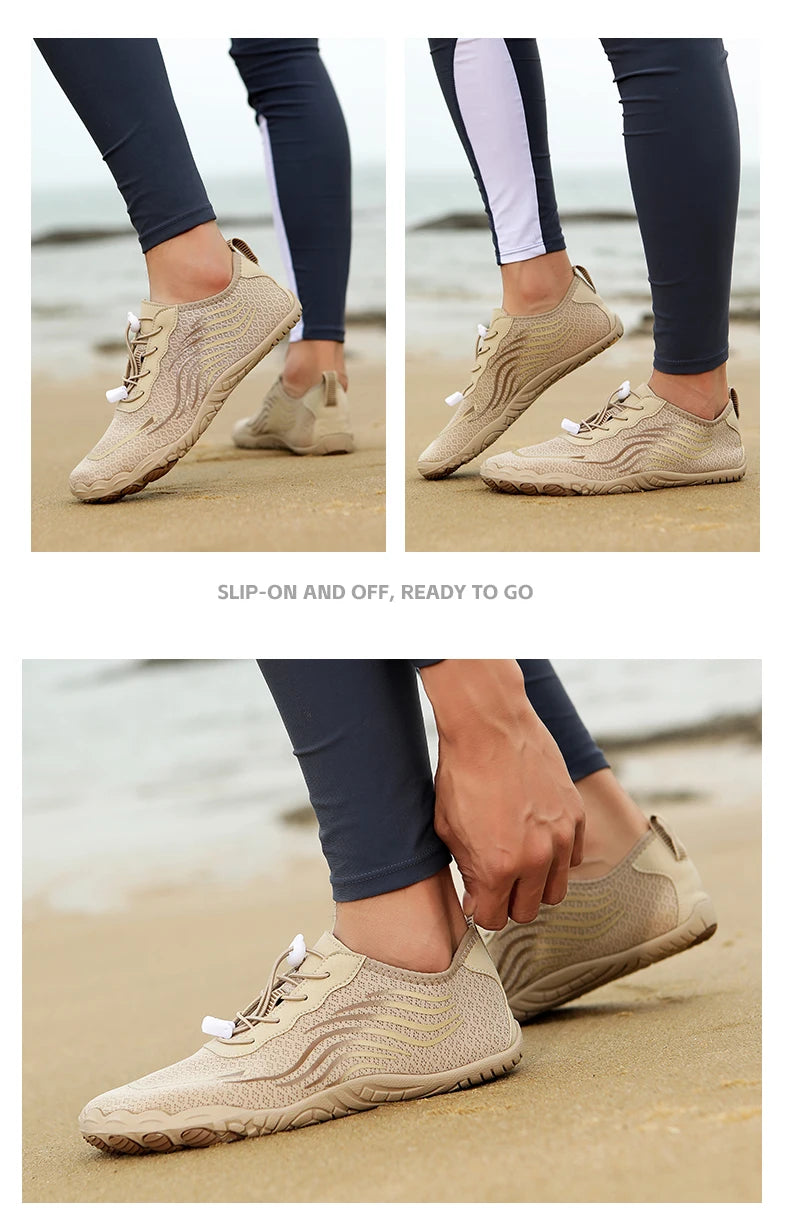 Aqua Shoes For Women Men Barefoot Water Shoes Anti-Slip Quick-Drying Outdoor Beach Upstream Wading Swimming Shoe Sneakers Unisex