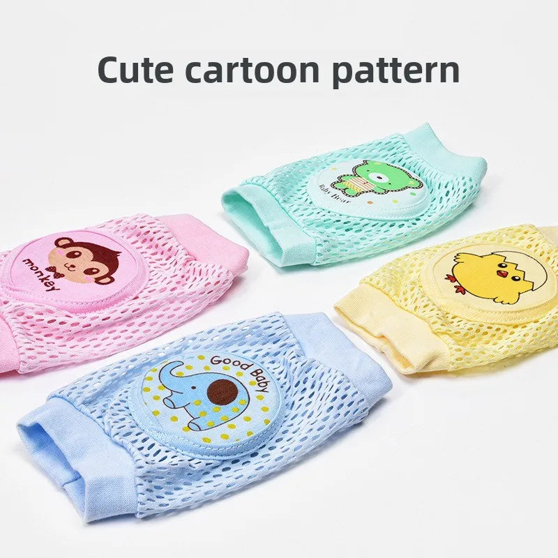 Baby Knee Pads Thin Summer Infant Crawling Protector Anti-fall Toddler Learning To Walk Knee Sleeve for Newborn Crawling Elbow