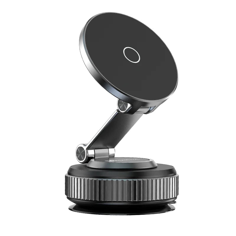 Super Strong Magnetic Car Wireless Charger Phone Holder 360° Rotation Vacuum Suction Cup For iPhone 12-16 Series Fast Charging