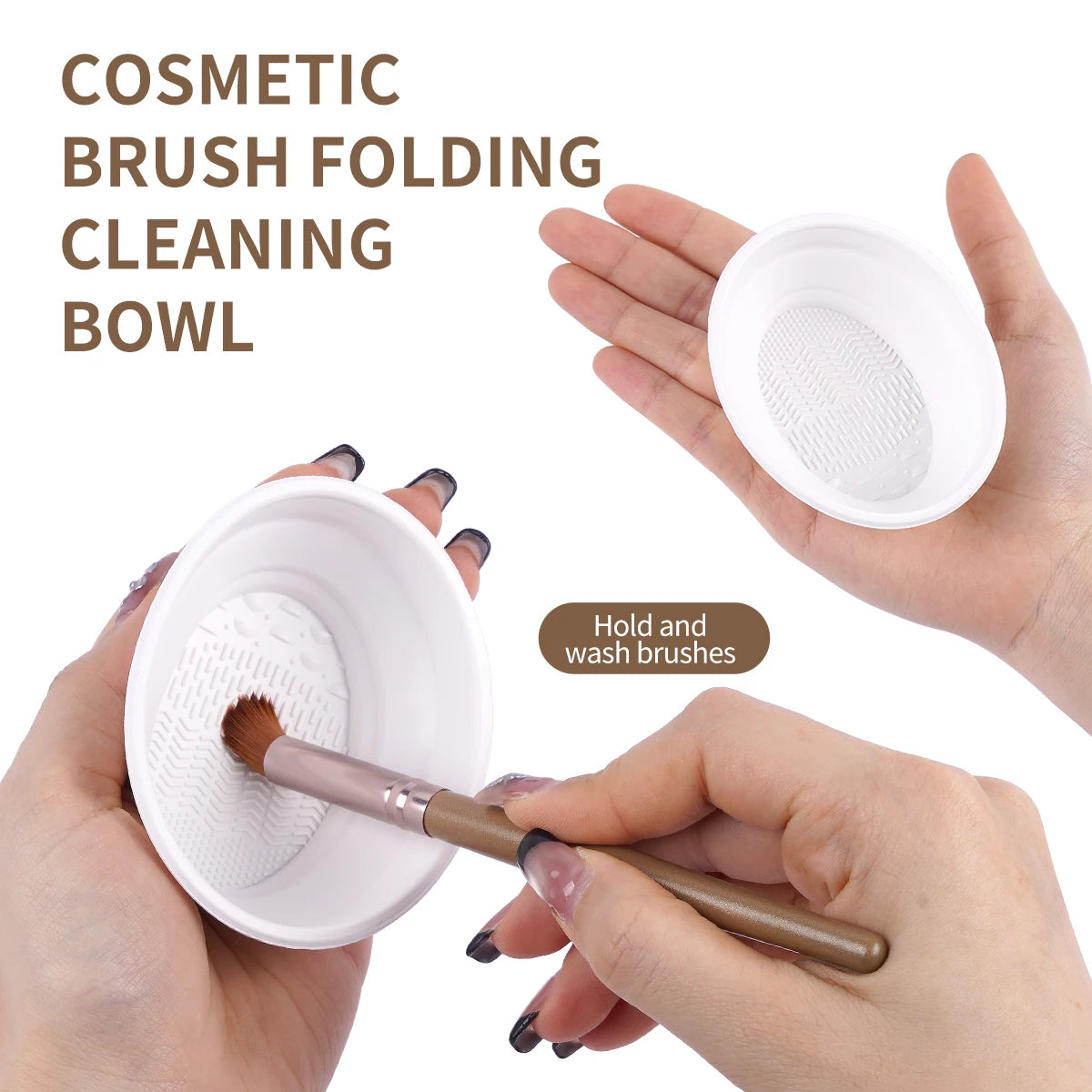 MAANGE 50pcs Makeup Kit 20pcs Professional Makeup Brush Set 25pcs Air Cushion Puffs Eyelashes Curled 4pcs Wash Accessories Gift