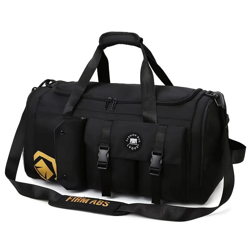 2025 New Large Capacity Travel Duffel Bag, Separate Shoe Storage Compartment, Dry Wet Separation Sports Gym Bag with Zipper 여행가방