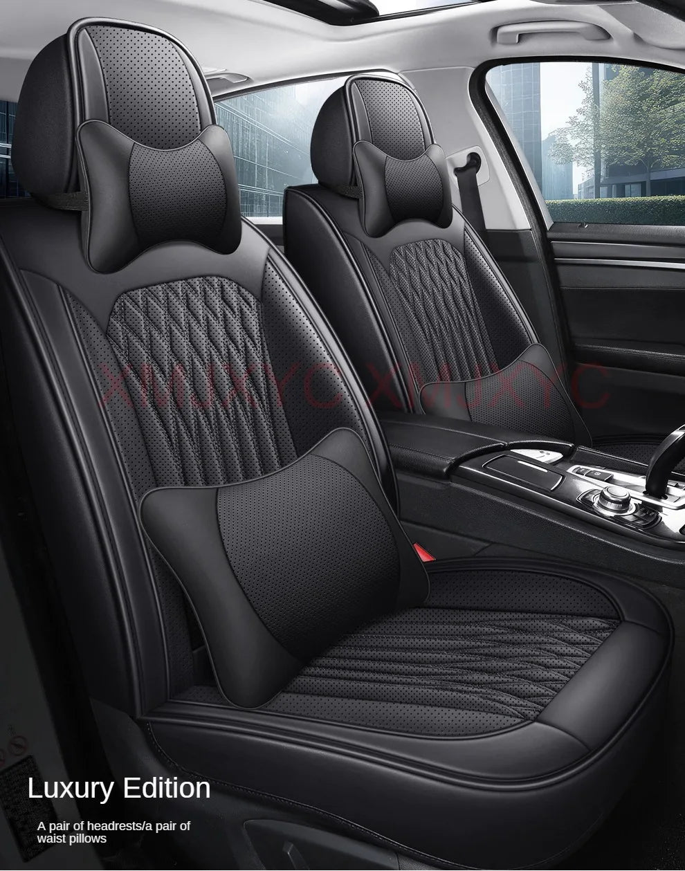 Pu Leather Universal Car Seat Cover for Mercedes A-Class W168 W169 W176 W177 A-Klasse A180 A190 A200 A220 A250 Auto Accessories