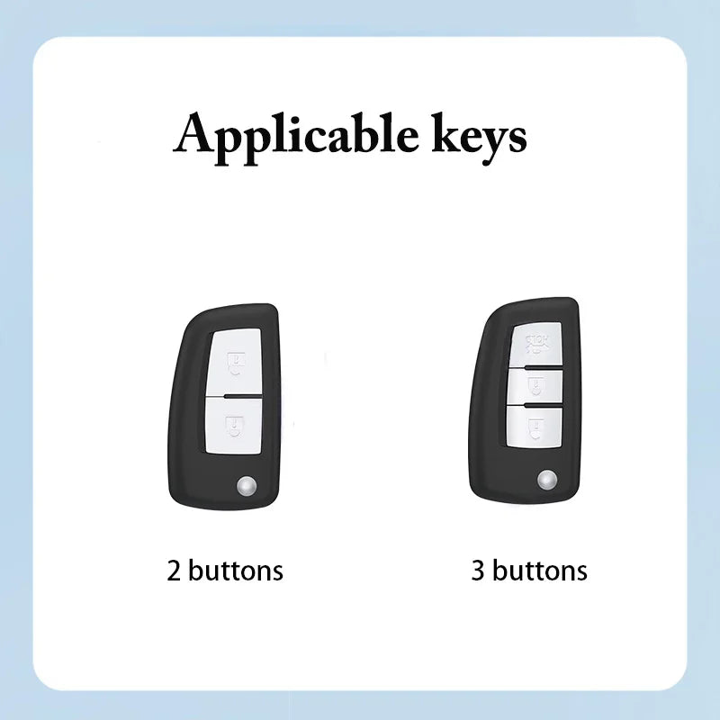 New Car Folding Key Case Cover Shell for Nissan X-Trail Qashqai J11 Juke Murano Micra Tiida Maxima Altima Kicks Protector Holder