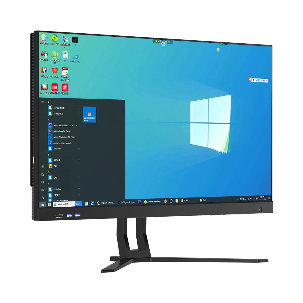 All-in-One Desktop Computer 27" Core I7 Processor Full HD Touchscreen All In One Computer Hardware & Software