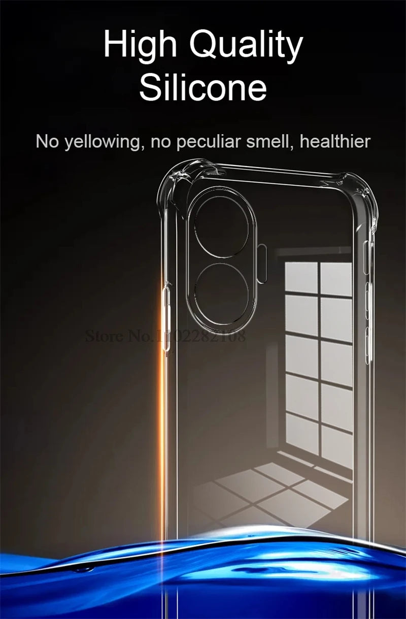 Shockproof Clear Cover For Xiaomi Poco C85 C75 C65 C71 C40 POCO F7 Ultra F6 F5 F2 Pro F4 F3 GT Transparent Silicone Case Fundas
