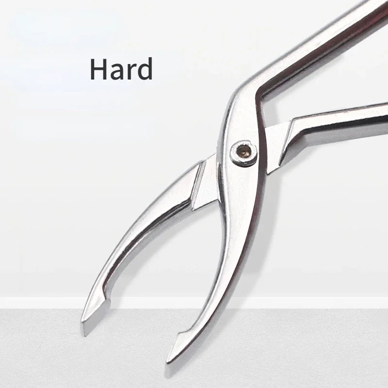New Elbow Eyebrow Pliers Clip Scissors Tweezers Straight Pointed Stainless Steel Eyebrow Plucking Makeup Beauty Tools