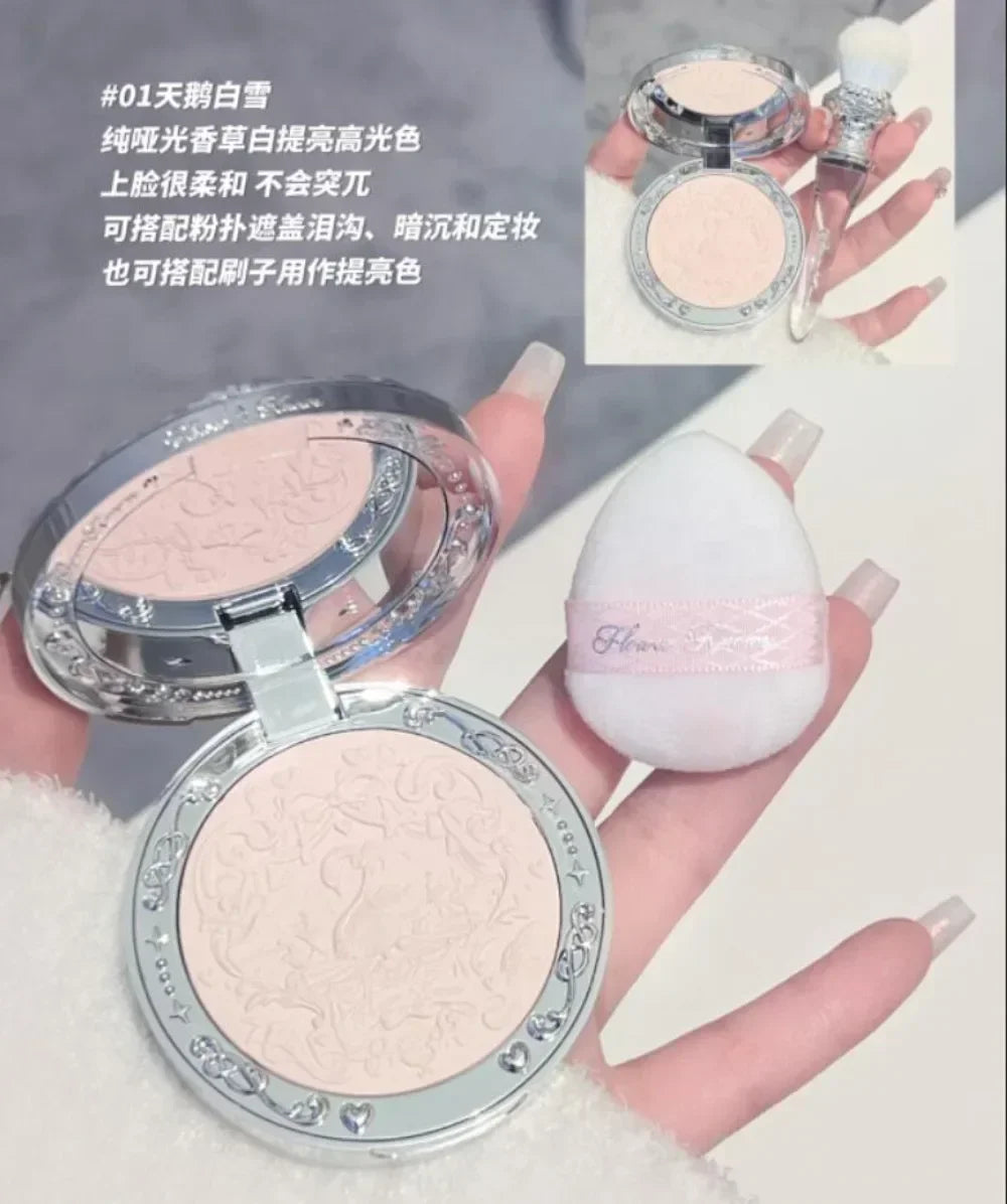 Makeup Set Flower Knows Strawberry Cupid Collection 6 Color Eyeshadow Palette Embossed Blusher Shine Lipstick Kit Maquiagem