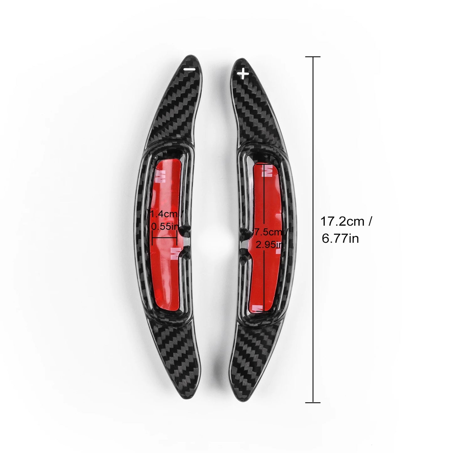 Car Steering Wheel Shift Paddles Shifter Carbon Fiber Gear Plate For Porsche Taycan Panamera Macan 911 992 Interior Trim