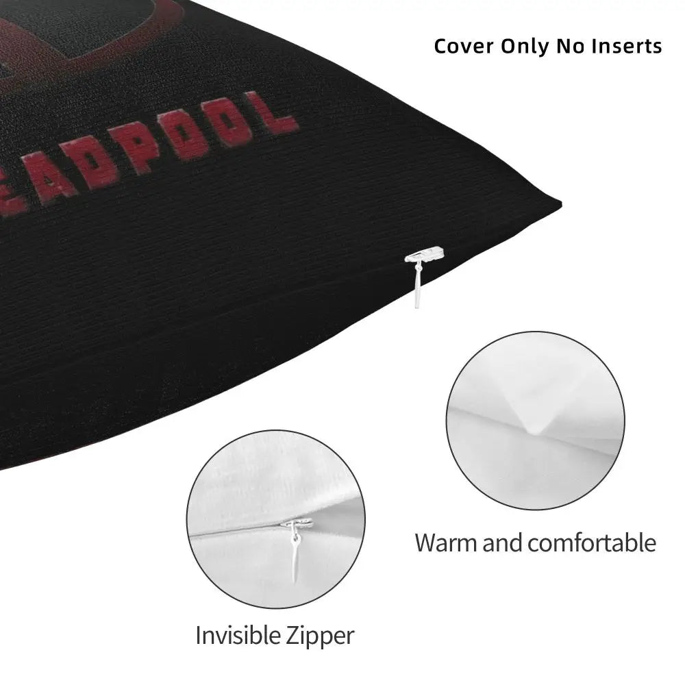 Custom Deadpool Wolverine Cartoon Manga Cushion Cover Soft Cute Pillows