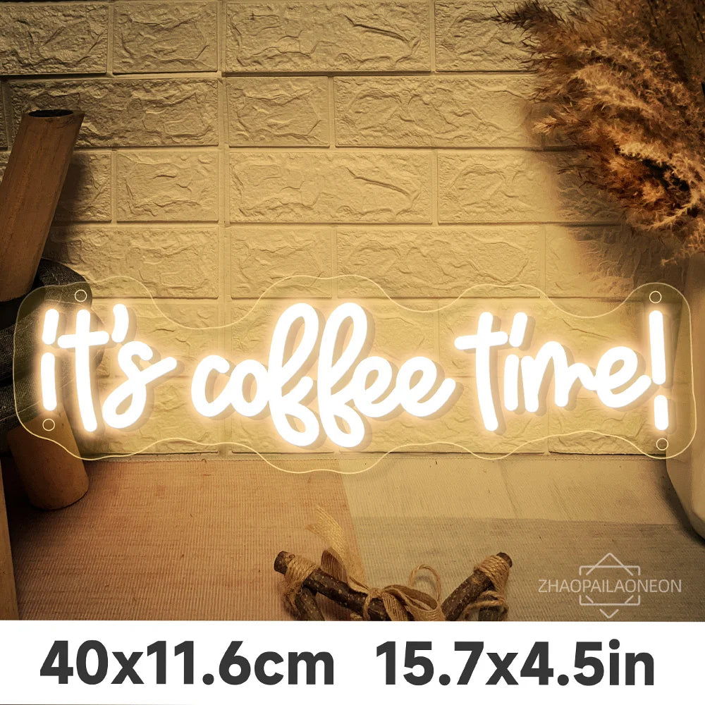Coffee Neon Led Sign Restaurant Cafe Neon lights USB Coffee Shop Tea Room Decor For Pantry Coffee Cafe Bar Decoration Neon Signs