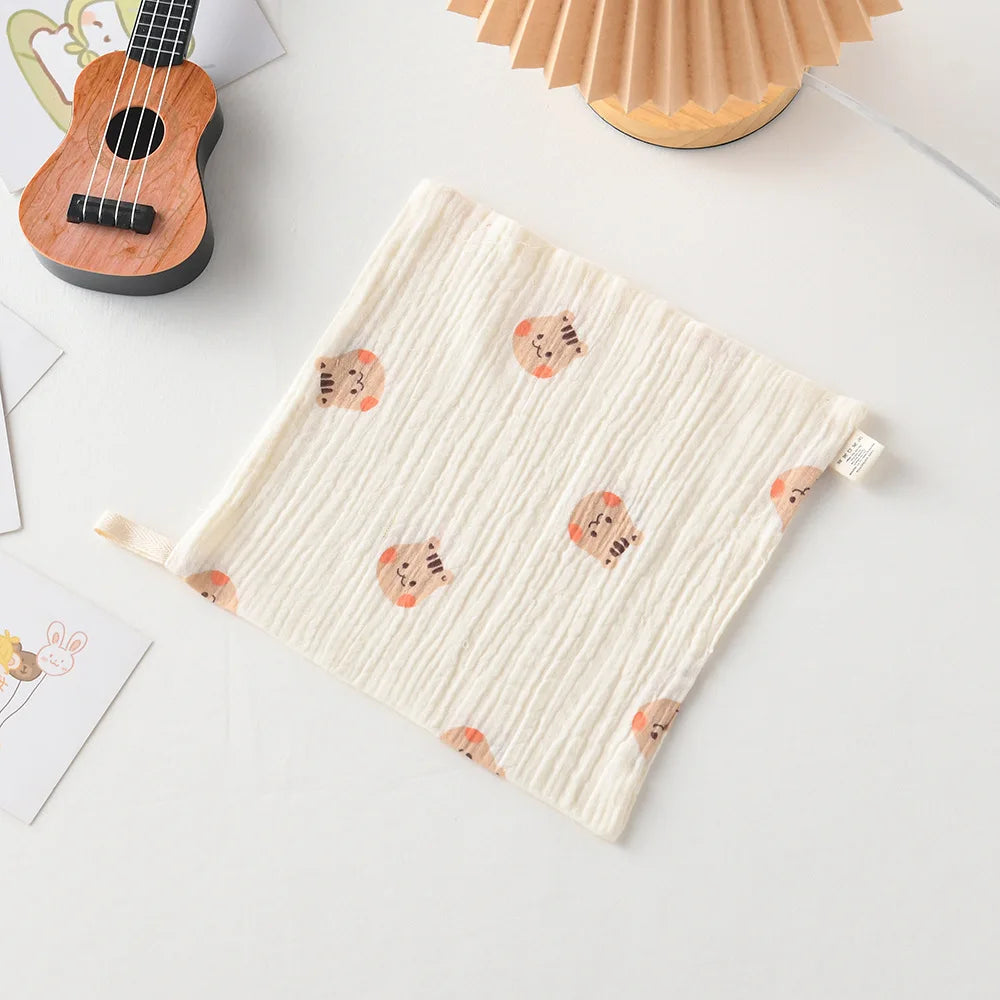 New Baby Cotton Square Towels Infant Wash Hand Face Wipes Washcloth Facecloth Handkerchief Muslin Cloth Feeding Bib Baby Items