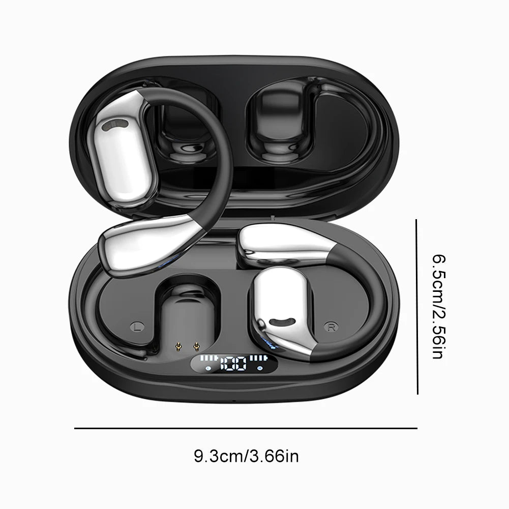 AI Translator Earphone Bluetooth-Compatible 5.4 Real-time Translation Earbuds Wireless Headphones for Office Business Learning