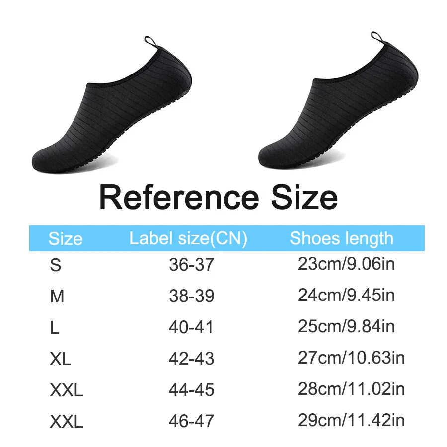 2026 New Beach Water Shoes Unisex Beach Quick-Drying Breathable Swimming Slippers Summer Anti-slip Casual Sports Water Sneakers
