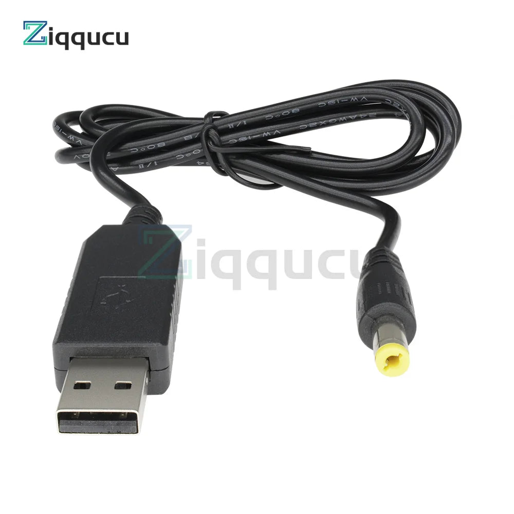 USB Power Boost Line DC 5V to DC 5V 9V 12V Step UP Module USB Converter Adapter Cable with Switch Plug Length 1m