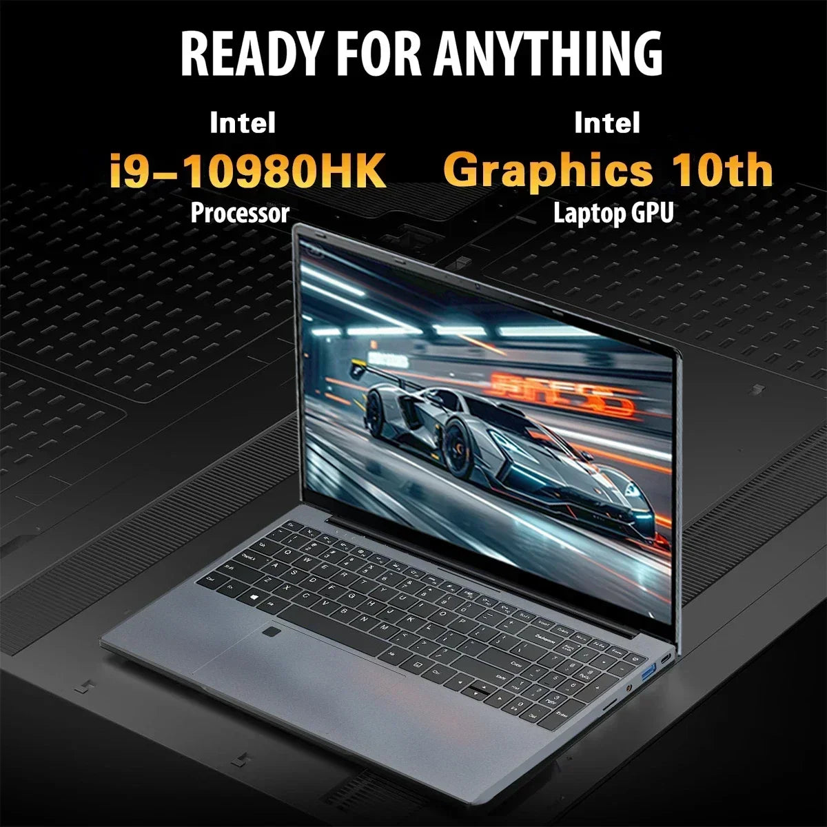 New 15.6" Laptop Intel Core I9-10980HK 32GB DDR4 2TB M.2 SSD Win11 Pro Fingerprint Unlock WiFi6 BT5.2 4K HD Gaming Ultrabook
