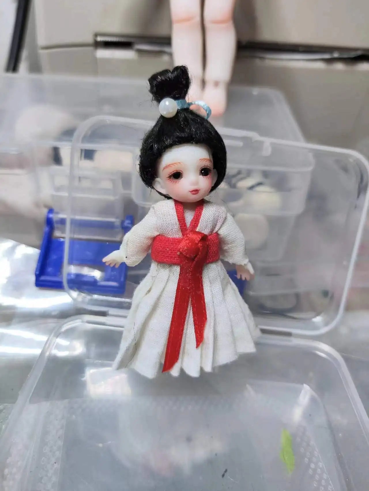 BJDmuñecas구체관절인형muñecas para niñas bebe reborn Mini doll 6cm elf Kawaii opera doll adult toy makeup doll free shipping.