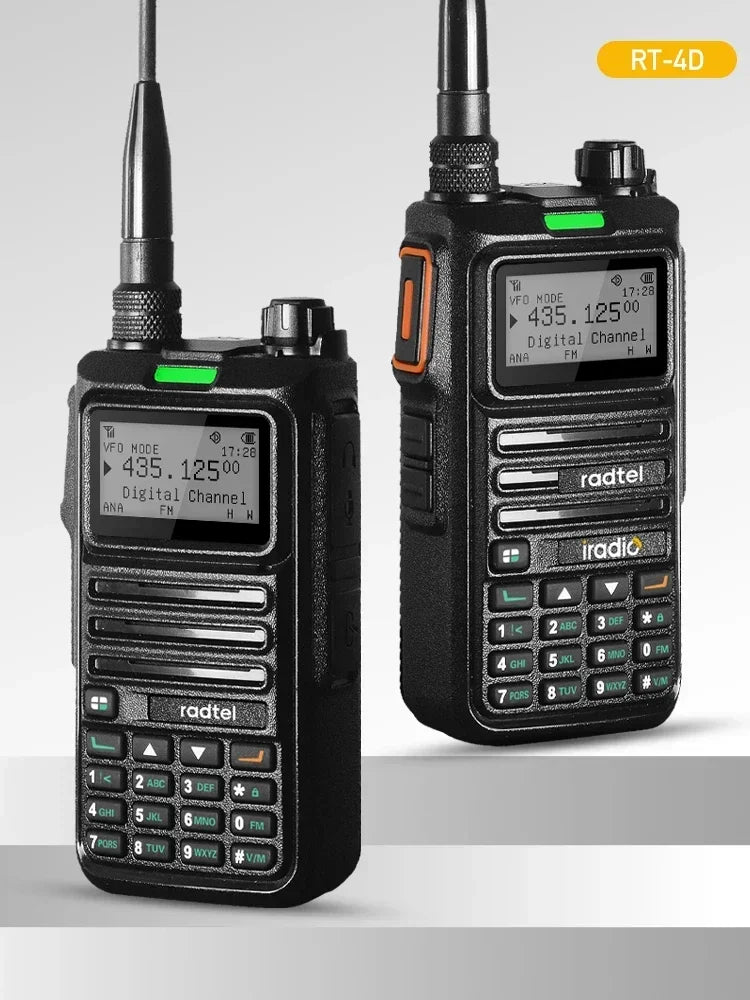 Radtel RT-4D DMR Radio Digital Walkie Talkie Dual Mode Analog Two Way Radio Dual Time Slot Ham Radio 1024 Channels