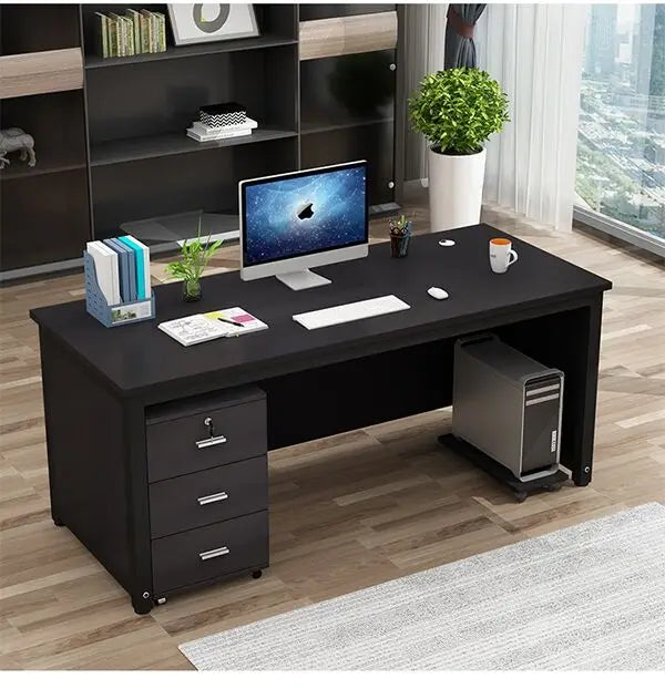 Simple Modern Office Desk Drawers Computer Study Conference Office Desk Reception Bedroom Scrivania Da Ufficio Furnitures