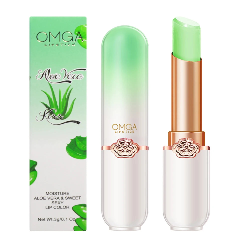 Moisturizing Lip Gloss Color Changing Lipstick Peach Lipstick Temperature Color Changing Waterproof Makeup Lipstick Cosmetics