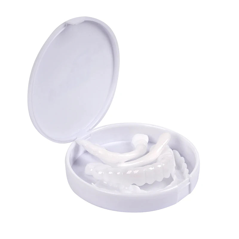 Upper and lower dental sealants, oral cleaning braces with box packaging, portable dental braces with dental sealants
