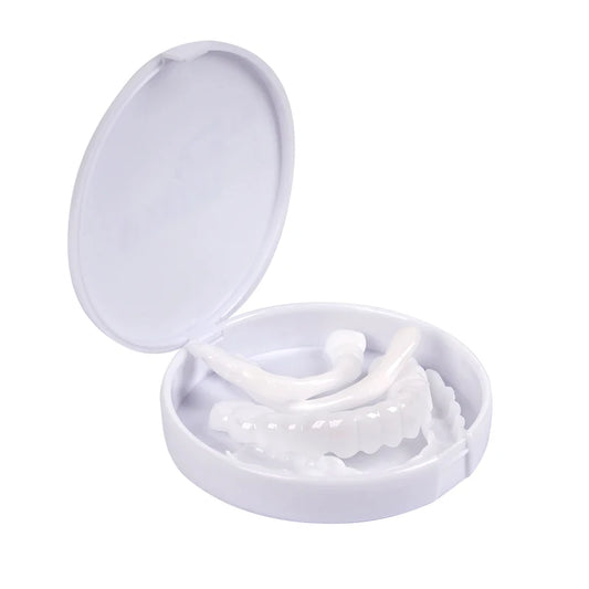 Upper and lower dental sealants, oral cleaning braces with box packaging, portable dental braces with dental sealants