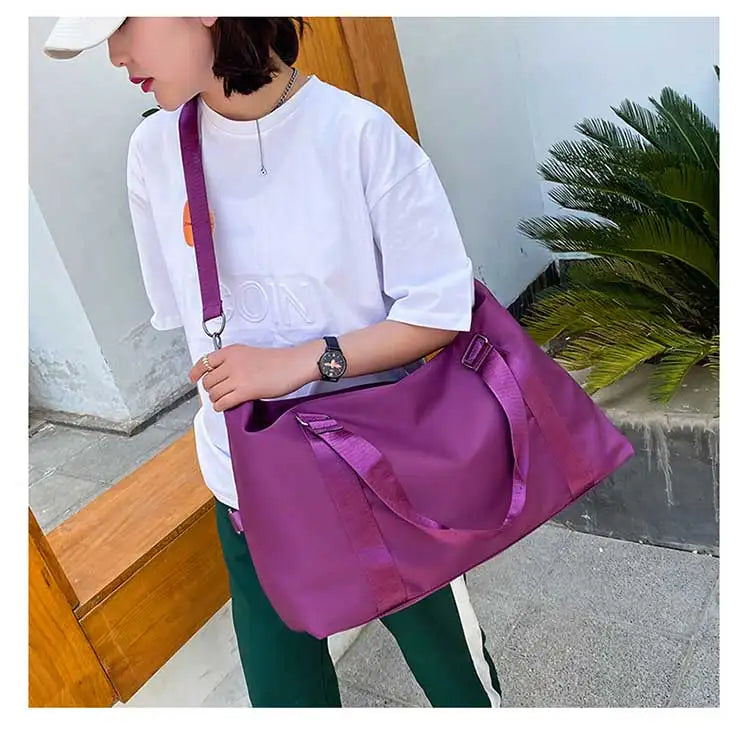 Large Travel Bag Women Tote Bag Handbag Waterproof Shoulder Bag Weekend Sports Gym Bag Female Personalized Custom Logo Pattern