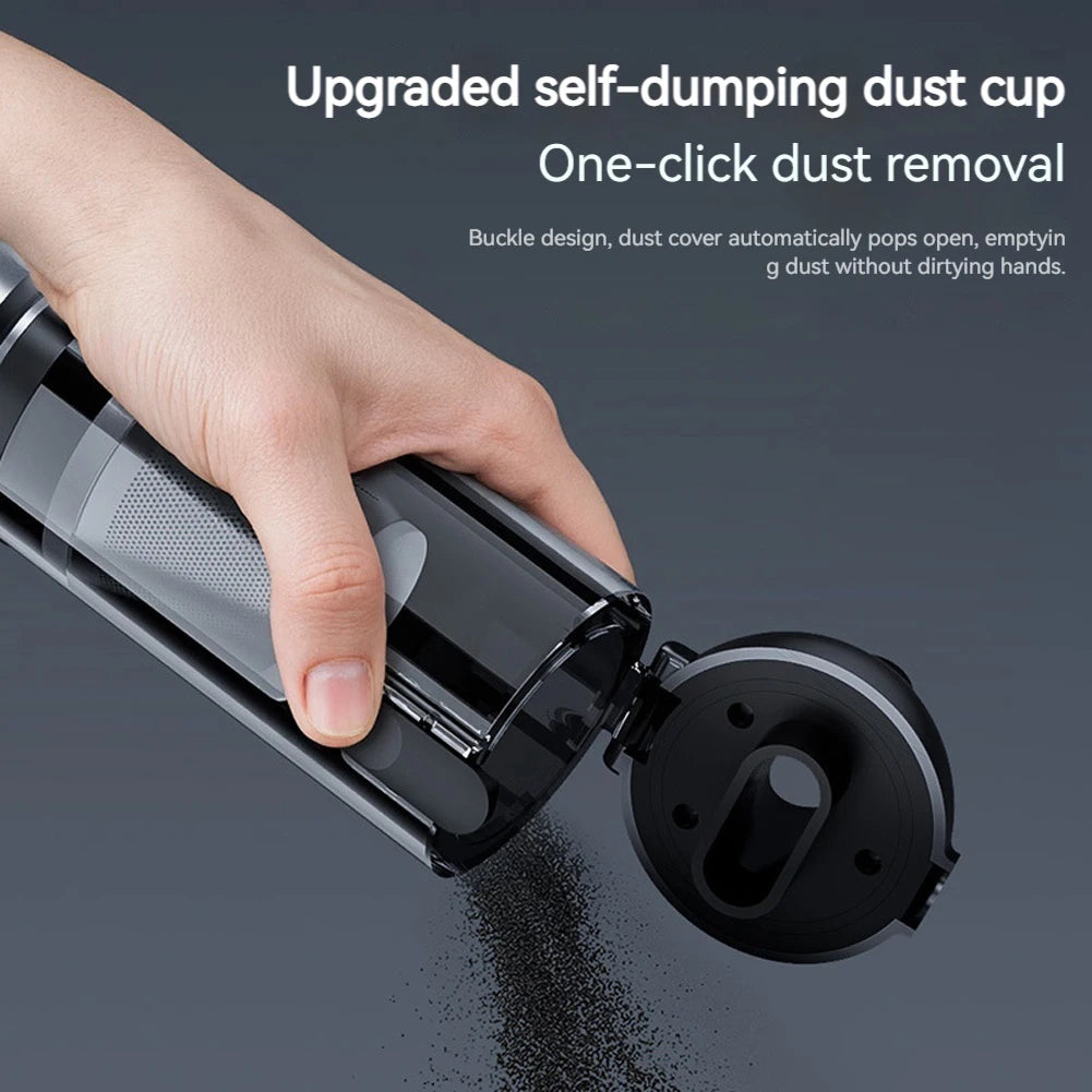 15000PA Car Vacuum Cleaner with Brushless Motor Handheld Vacuum Portable Cordless Compressed Air Duster for Car Home Office Pet