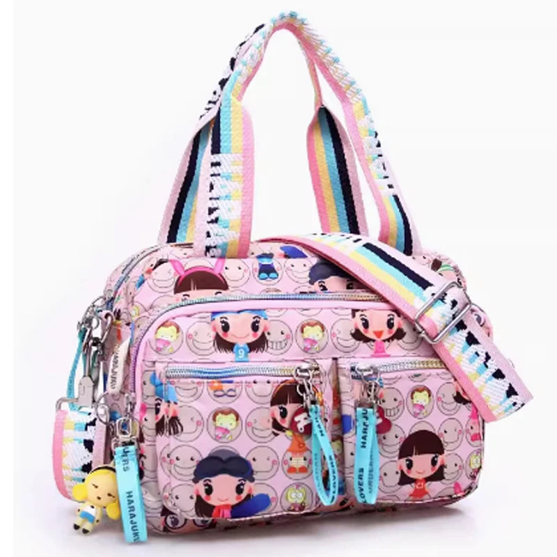 Women Crossbody Bag Canvas Casual Oxford Cloth Messenger Large Capacity Handbag Wallet Multifunctional Waterproof Shoulder Bags