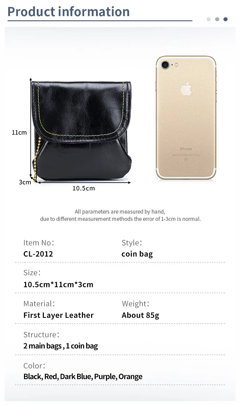 New Cowhide Wallets for Women Female Genuine Leather Purses Fashion Large Capacity Cute Wallet Money Bag Small Coin Card Holders
