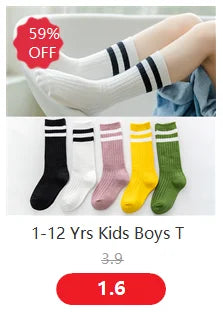 1 Pairs Kids Knee High Socks Baby Girls Boys Bow Long Sock Soft Cotton Mesh Breathable Children Hollow Out Socken For 0-7 Years