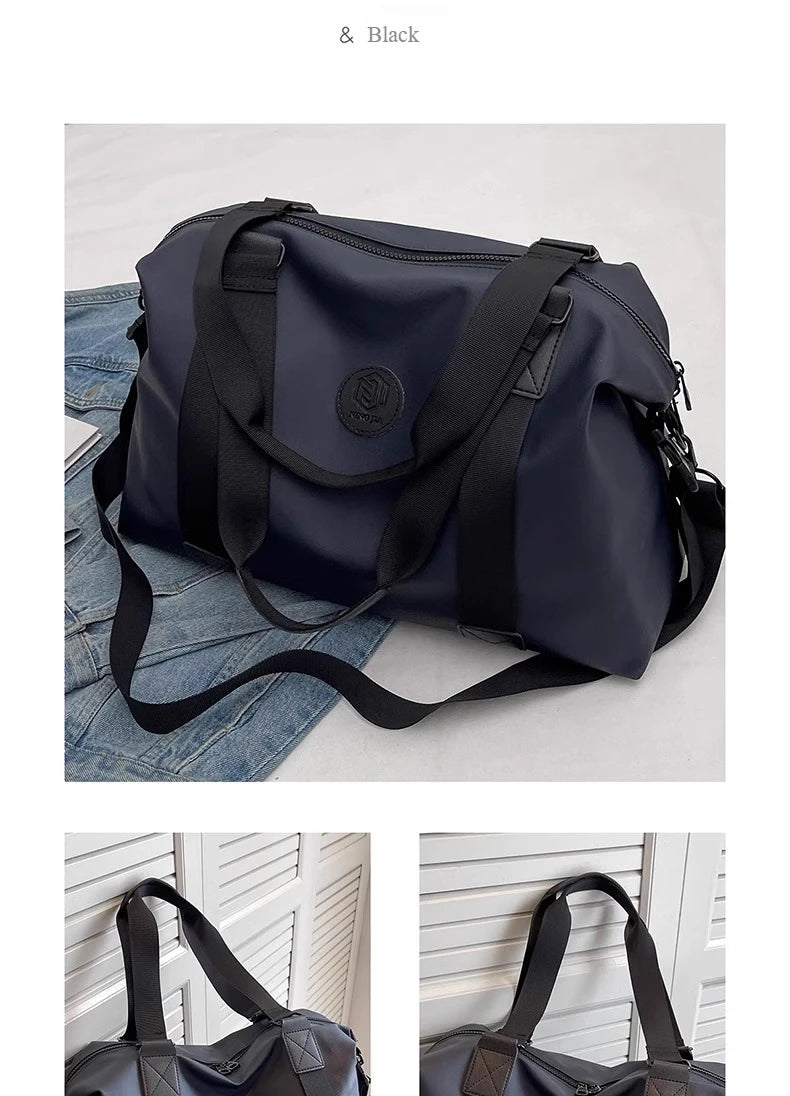 Travel bag Women's short-distance lightweight large-capacity duffel bag Men's business travel handbag Sports fitness backpack