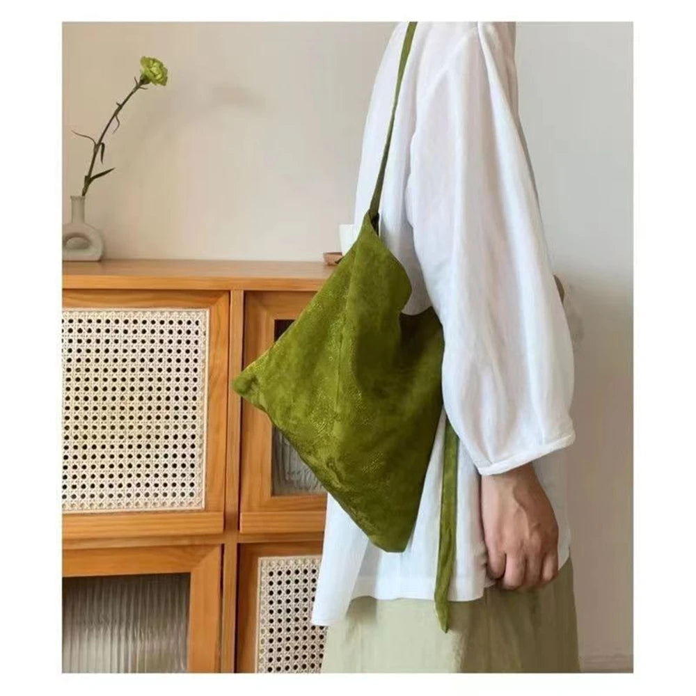 Women Handbag Totes Vintage Jacquard Silk Sati Linen Underarm Bag Portable Knot Wrist Bag Adjustable Pu Crossbody Travel Bag