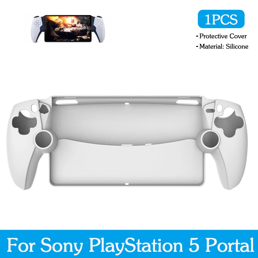 Transparent Protective Shell Case for PS5 Portal Sleeve Skin Anti-Scratch Handheld Game Console Cover for PlayStation 5 Portal