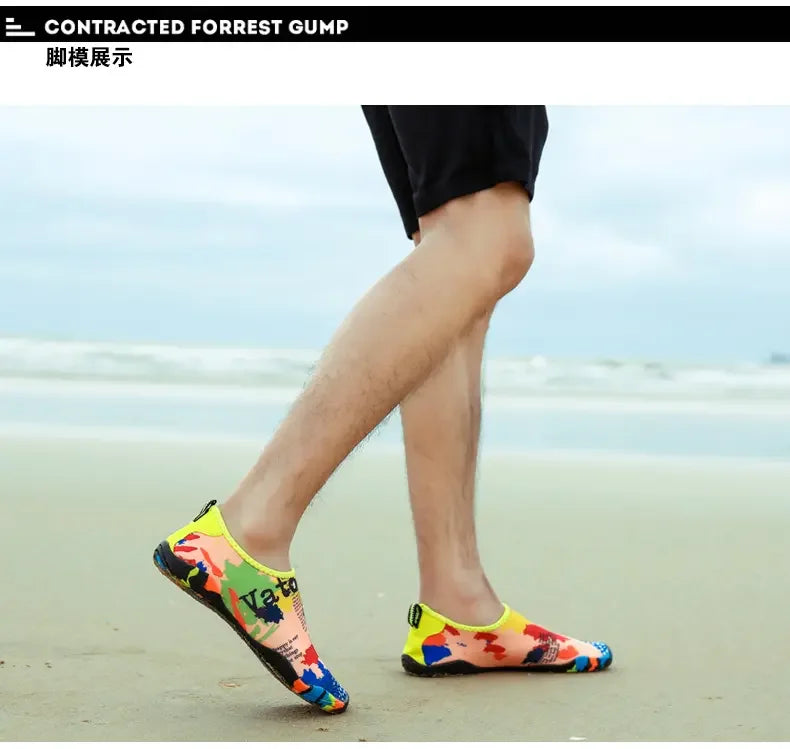 Unisex Shoes Swimming Water Yog Women Men Barefoot Outdoor Beach Sandals Upstream Aqua Shoes Nonslip River Sea Diving Sneakers