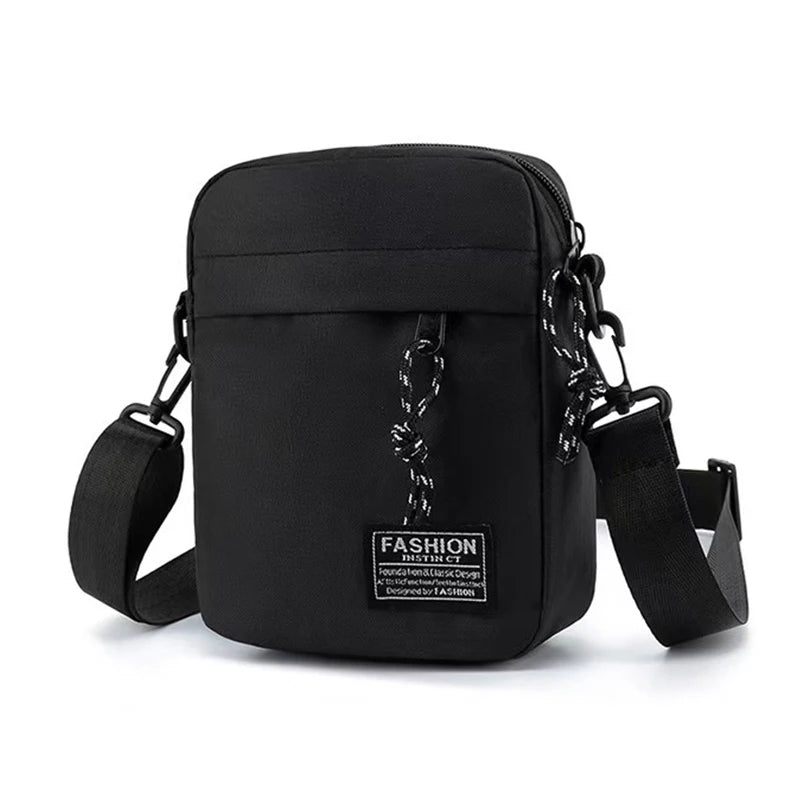 Stylish Men Mini Sling Crossbody Bag, Lightweight Waterproof Small Messenger Shoulder Bag, Compact Pocket Bag for Daily & Travel