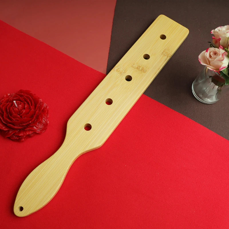 Traditional Handcrafted Bamboo Spanking Paddle – Equestrian Horse Whip & Discipline Tool
