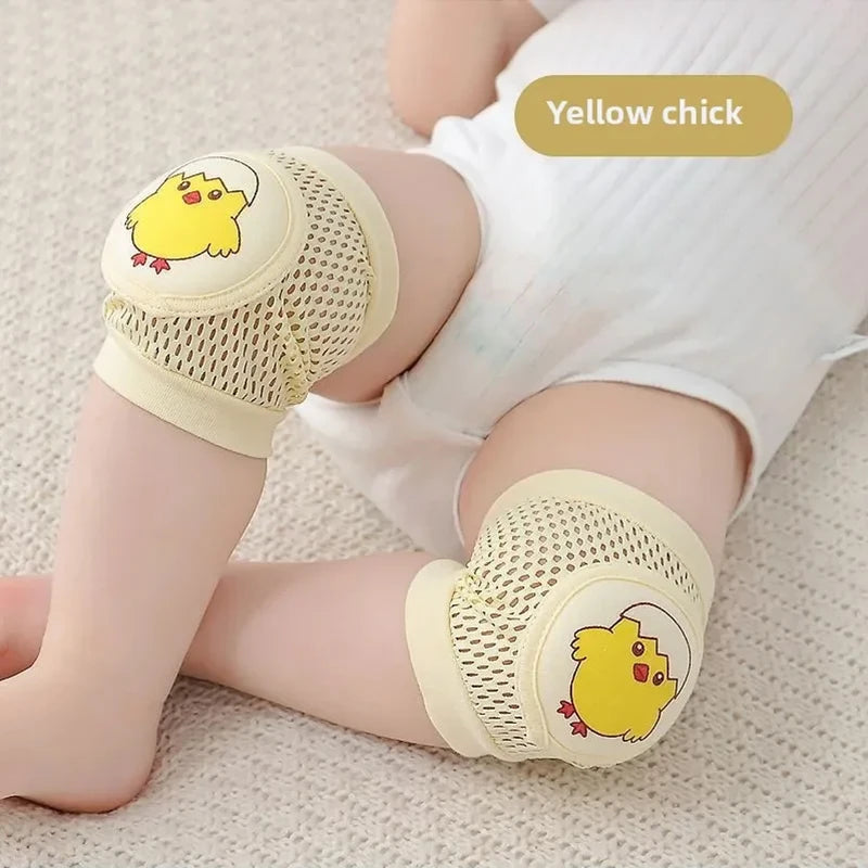 Baby Knee Pads Thin Summer Infant Crawling Protector Anti-fall Toddler Learning To Walk Knee Sleeve for Newborn Crawling Elbow