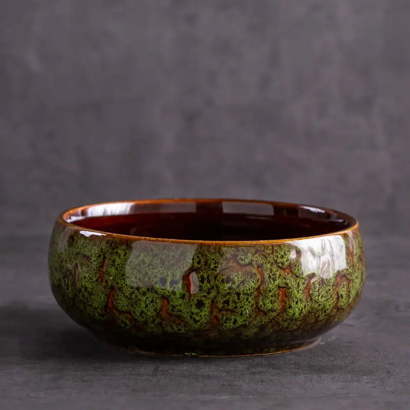 Ceramic Extra Large Purple Sand Zen Tea Wash Pen Set Accessories Hydroponic Bowl Lotus Pot Copper Money Grass Special Flower