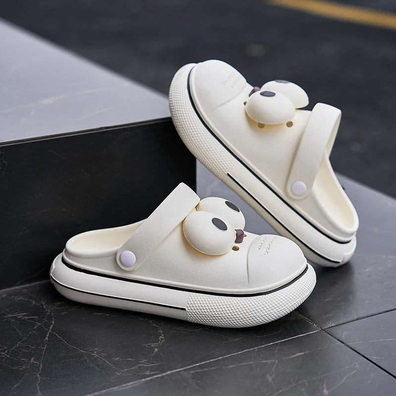 1 Pair Cartoons Funny Anime Accessories Funny Big Eye DIY Decoration Shoe Buckle Buckle Shoe Flower Buckle Charms Accessories