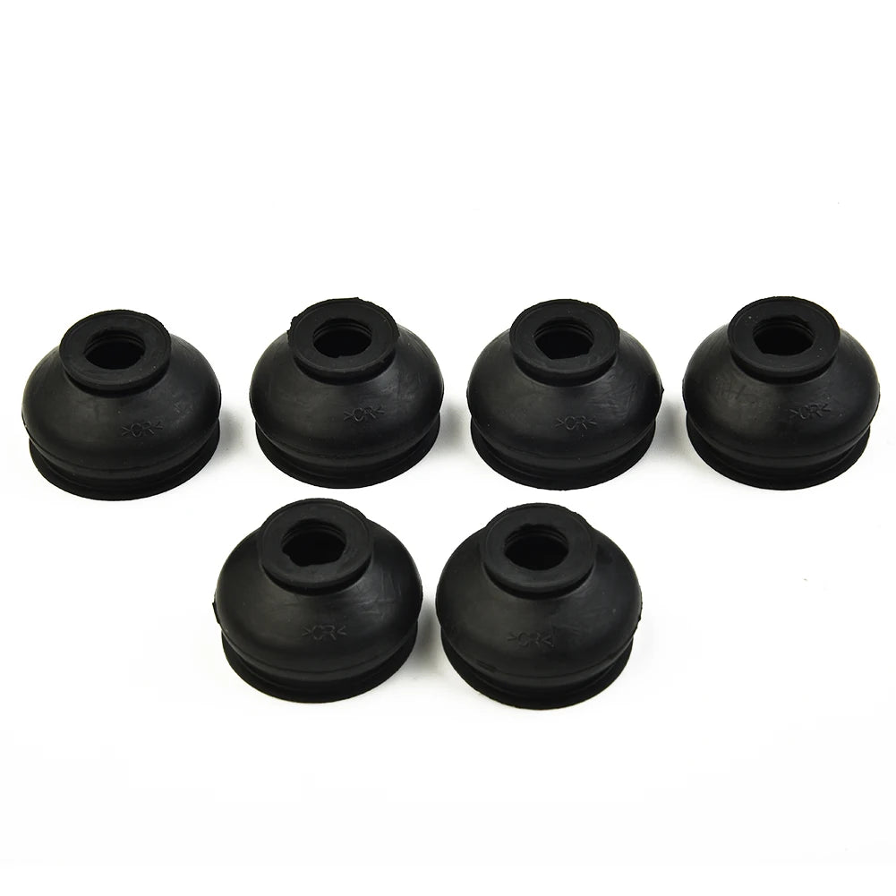 6pcs Universal Rubber Tie Rod End And Ball Joint Dust Boots Cover Universal Ball Joint Boot Replacement Accessories
