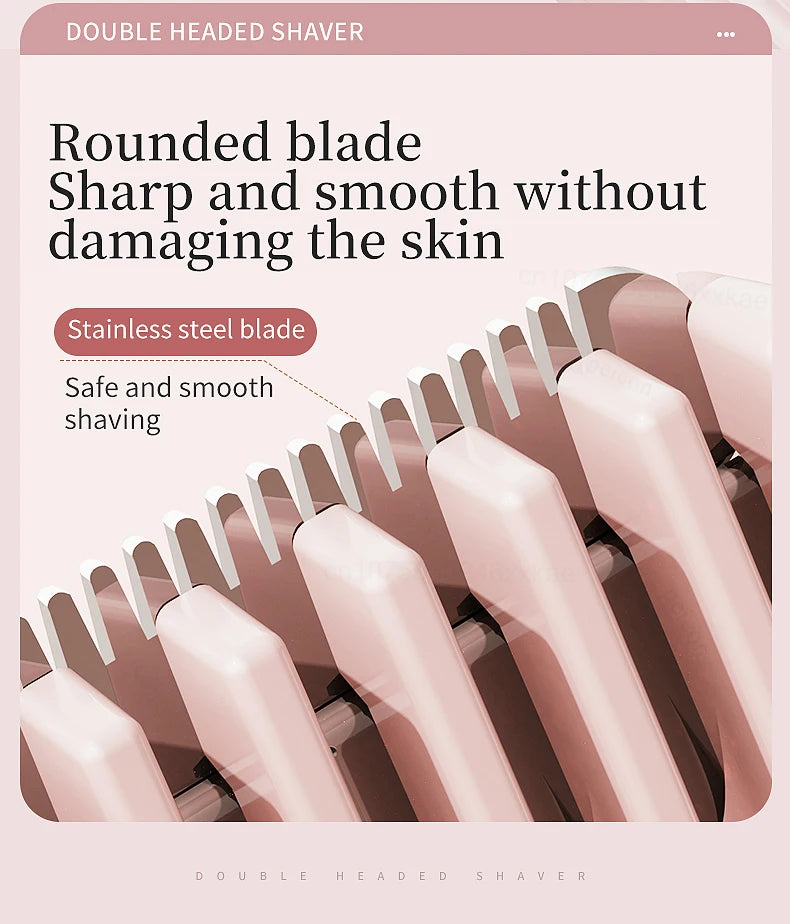 Electric Razor for Woman Bikini Trimmer Body Epilator Women Electric Shaver for Private Area Underarm Legs Facial Hair Removal
