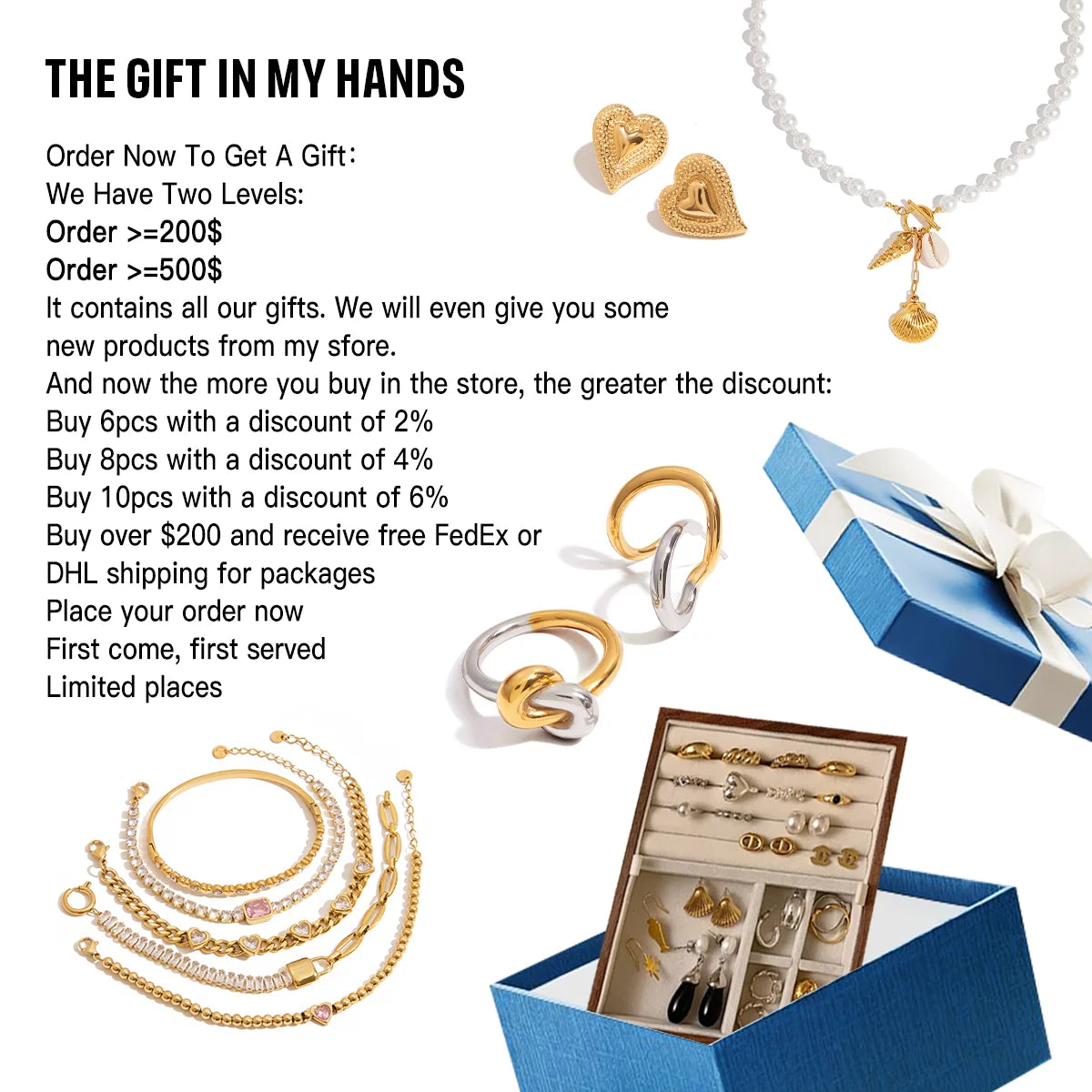 Uworld Simple Classic 18K Gold Color Plated Stainless Steel Water Droplet Shaped White Zircon Y-shaped Chain Stackable Chain Nec