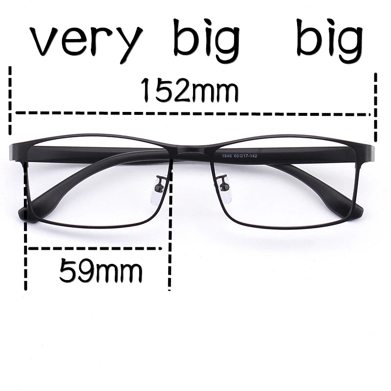 Oversized Reading Glasses for Men | Wide Frame | Light-Changing Prescription Lenses