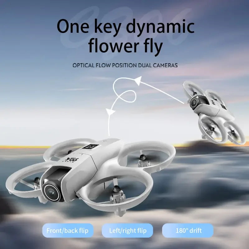 V66 Mini Drone With Camera 8K HD WiFi FPV Drone Obstacle avoidance Pocket Remote Control Helicopter Quadcopter Gift For Kids Toy
