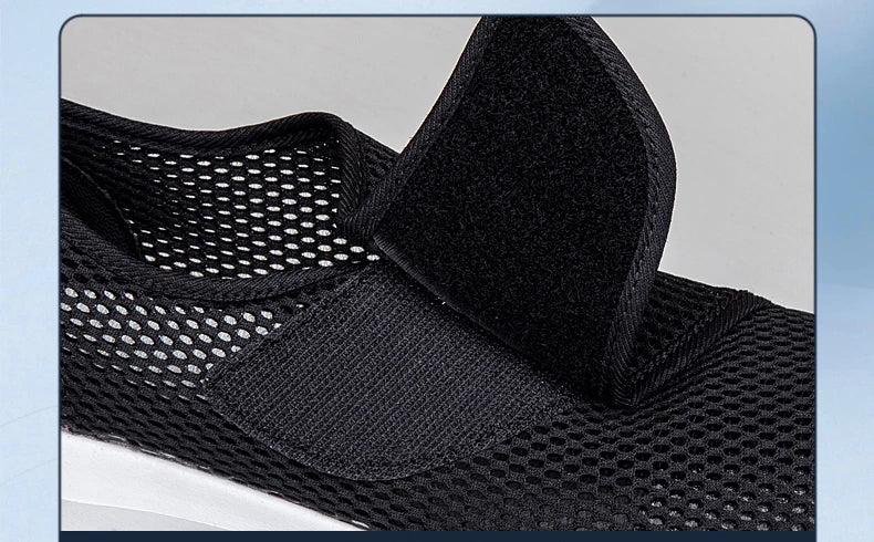 New Summer Walking Sports Shoes for Men's Casual Wear, Featuring Ultra-light Mesh Soft Soles and Anti-slip Properties