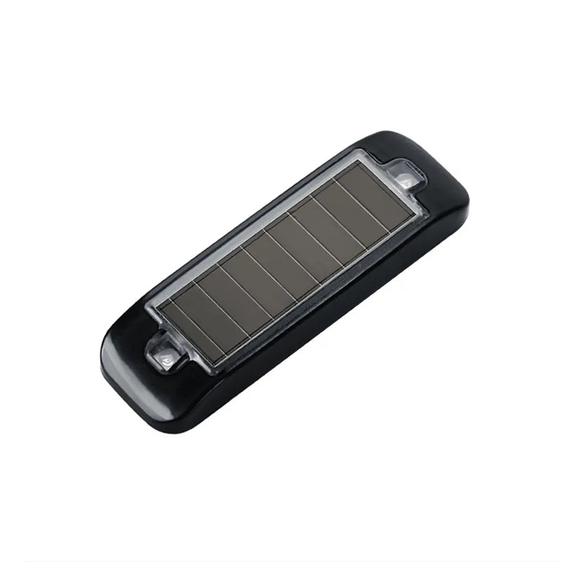 1PC Solar Powered Warning Light Anti-Theft Alarm LED Light Flashing Indicator Strobe Red Blue LED Lamp for Car Motorcycles Bike