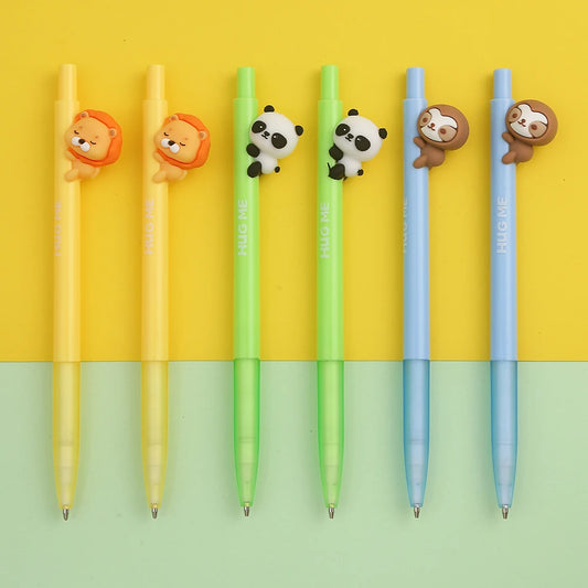 3 pcs/lot 0.5mm Mini Animals Lion Sloth Mechanical Pencils For Writing Cute Pencil Stationery School Office Supplies Gift