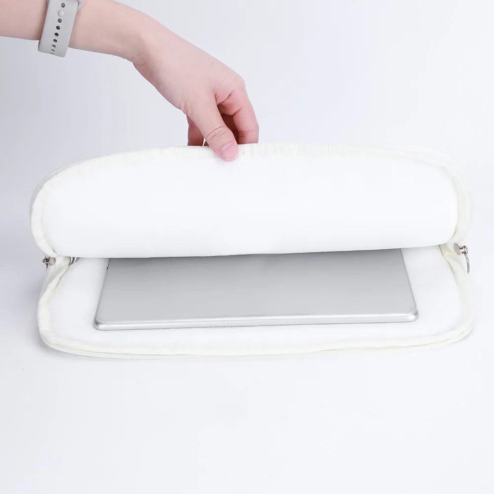 Flower Printed Laptop Sleeve Case Bag for Quilted Protective Laptop Case Computer Sleeve Clutches for 11-15 Inch Laptop Tablet