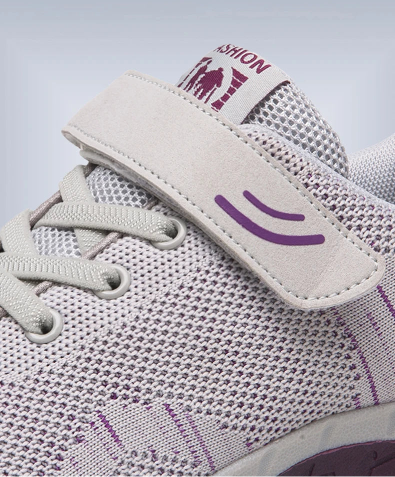 2024 Womens Dance Ladies Sport Shoes Breathable Walking Mesh Flat Shoes Woman White Sneakers Women Tenis Feminino Female Shoes