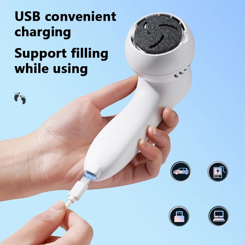 Electric Foot File Callus Remover Machine Pedicure Device Foot Clean Feet For Heel Hard Cracked Dead Skin Foot Grinder Care Tool